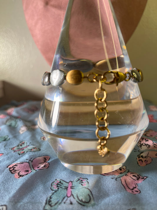 C#14 BRIGHTON  Modernest multicolor mixed metal braclet