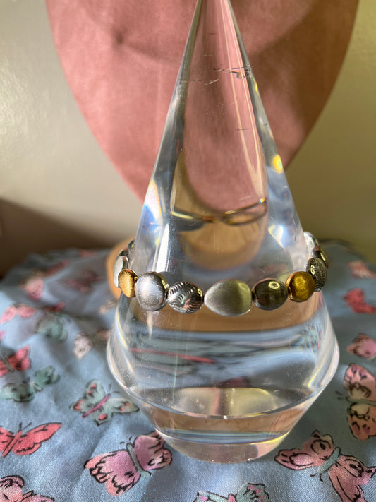 C#14 BRIGHTON  Modernest multicolor mixed metal braclet